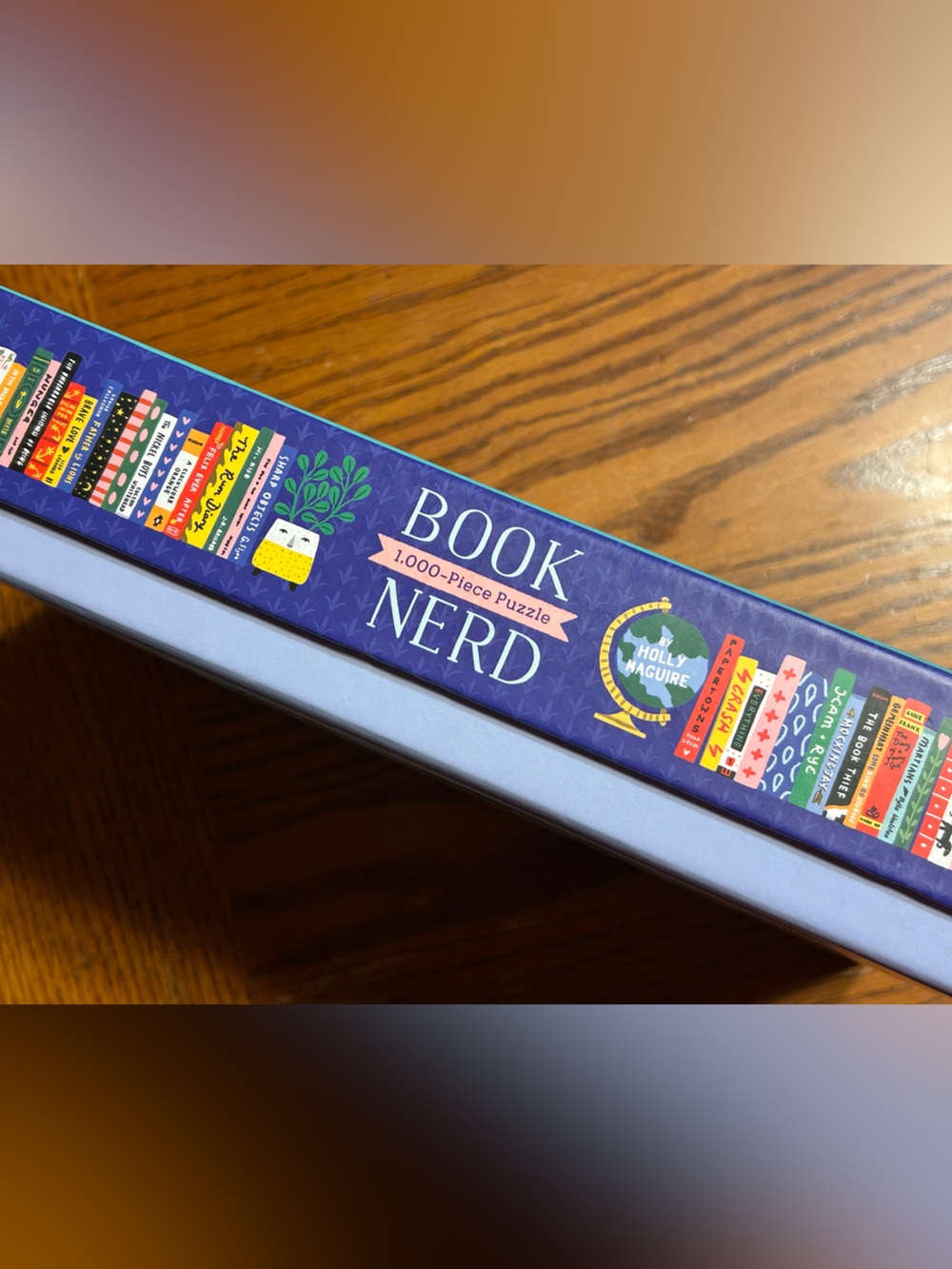 Book Nerd 1000-Piece Puzzle - Colorful Bookshelf Art - Picture 2 of 5